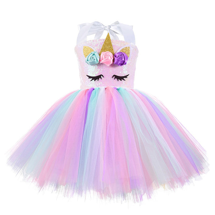 Vestido de Fiesta Infantil Unicornio