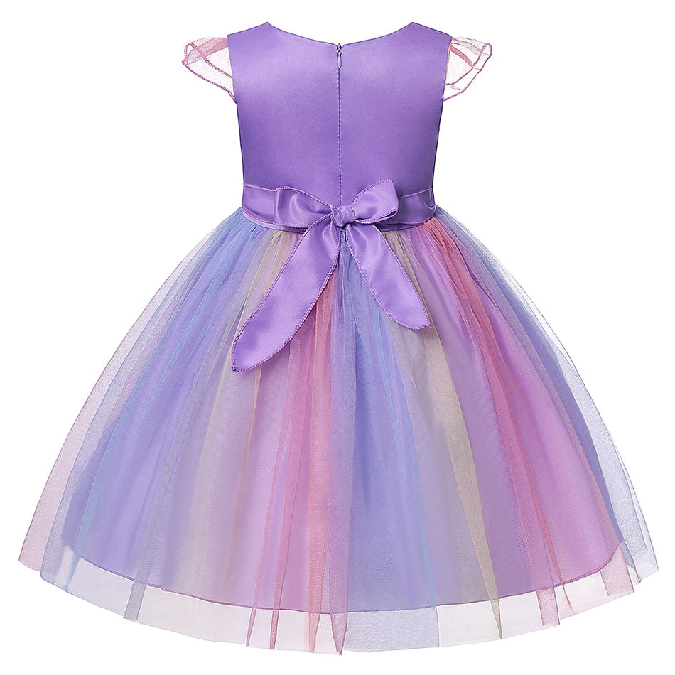 Vestido de Fiesta Infantil Unicornio