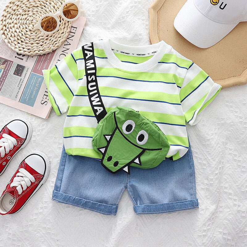 Children's Set Alligator Bag Appliqué