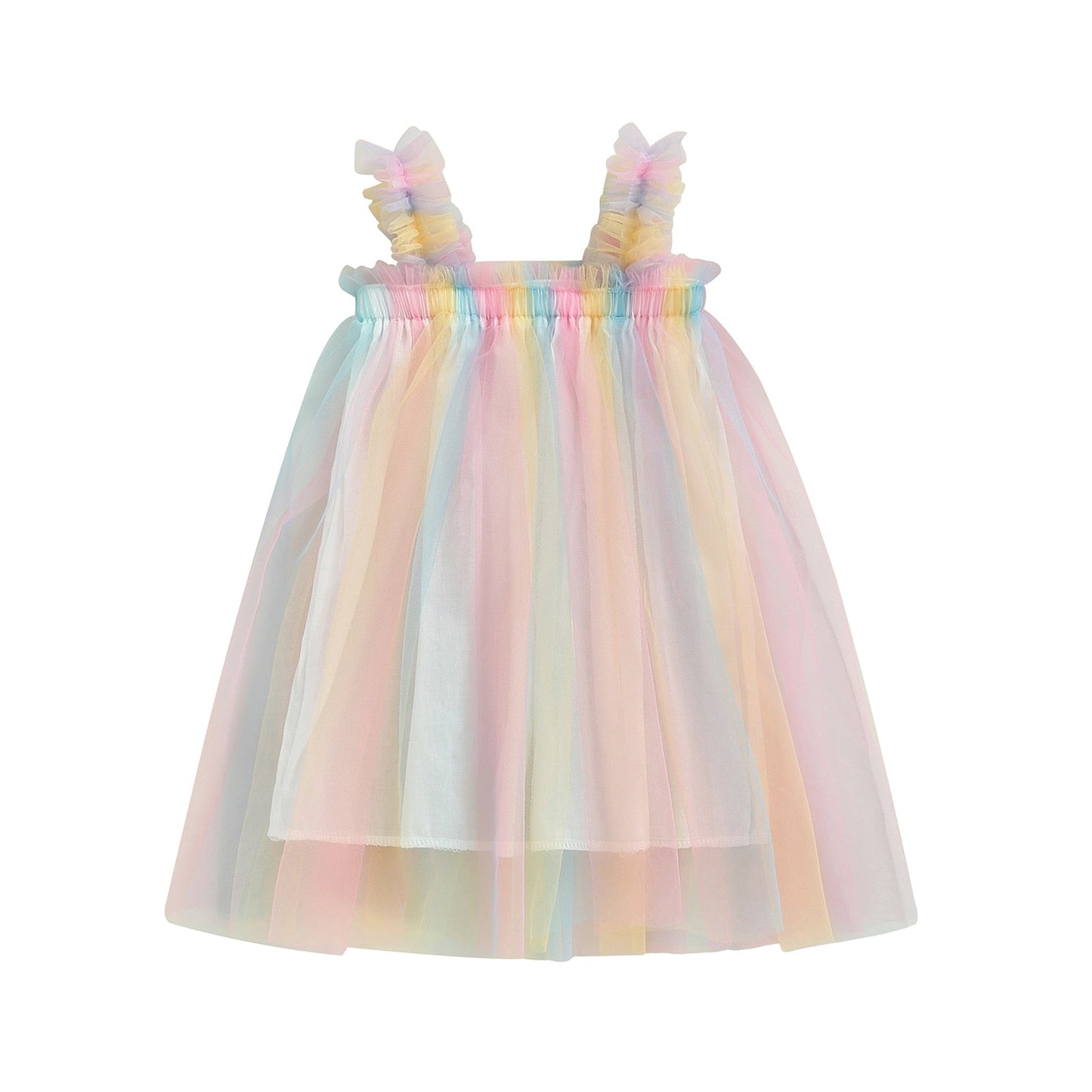 Vestido de tirantes de tul