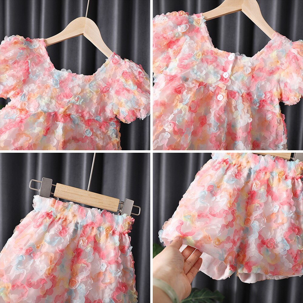 Conjunto Infantil Pétalos de Colores