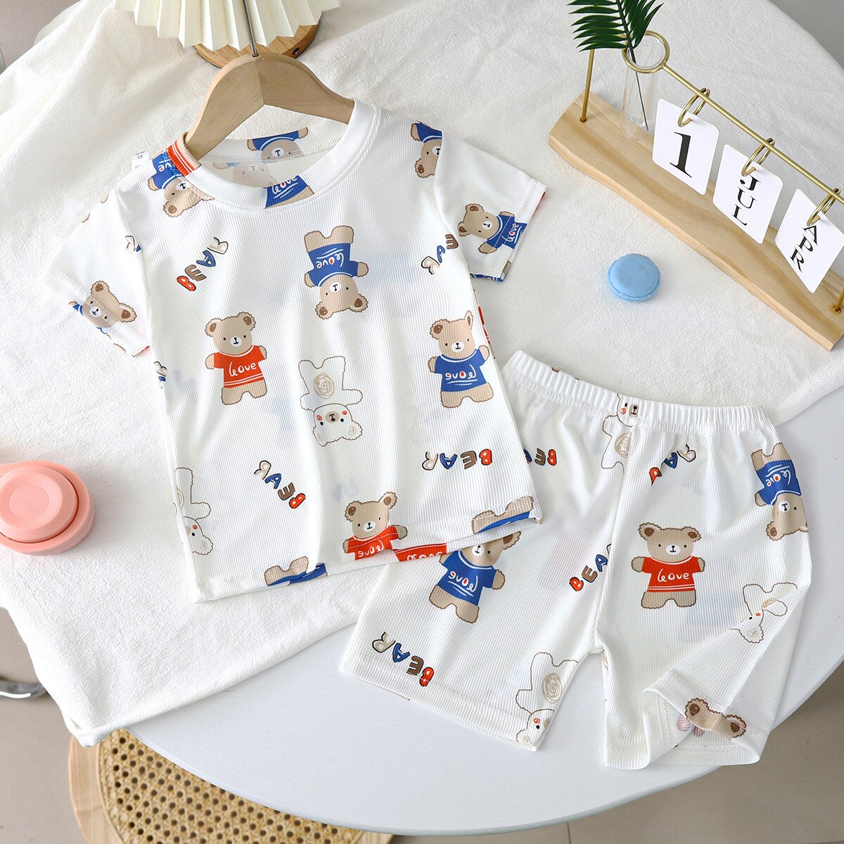 Conjunto Infantil Verano Manga Corta Estampados