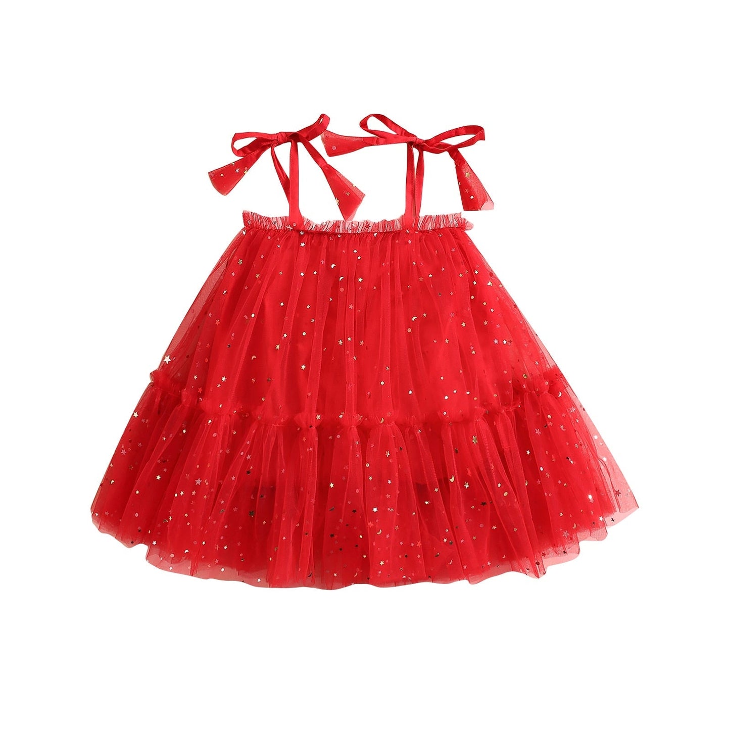 Vestido Navideño para Niñas, Lentejuelas.