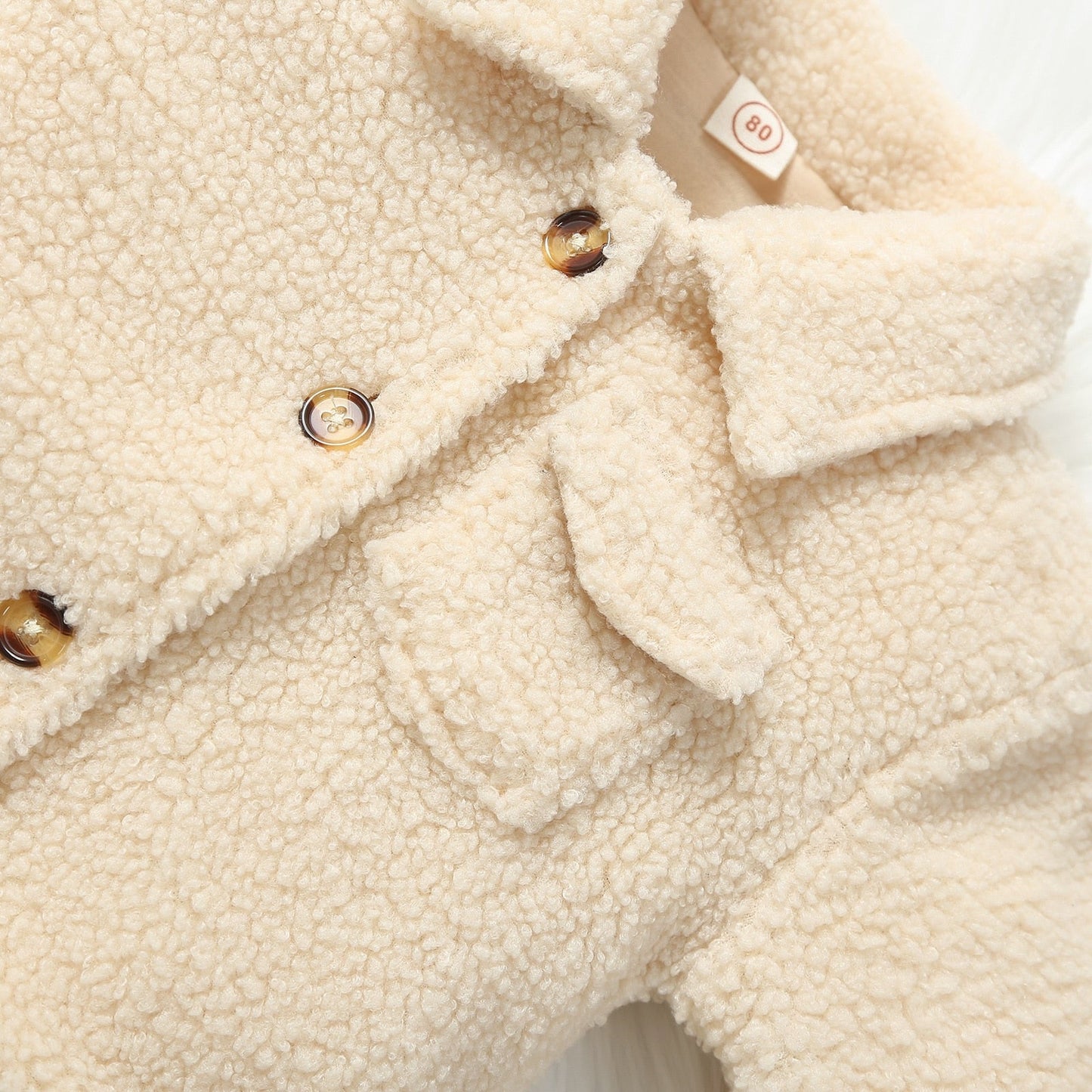 Abrigo de felpa para niños