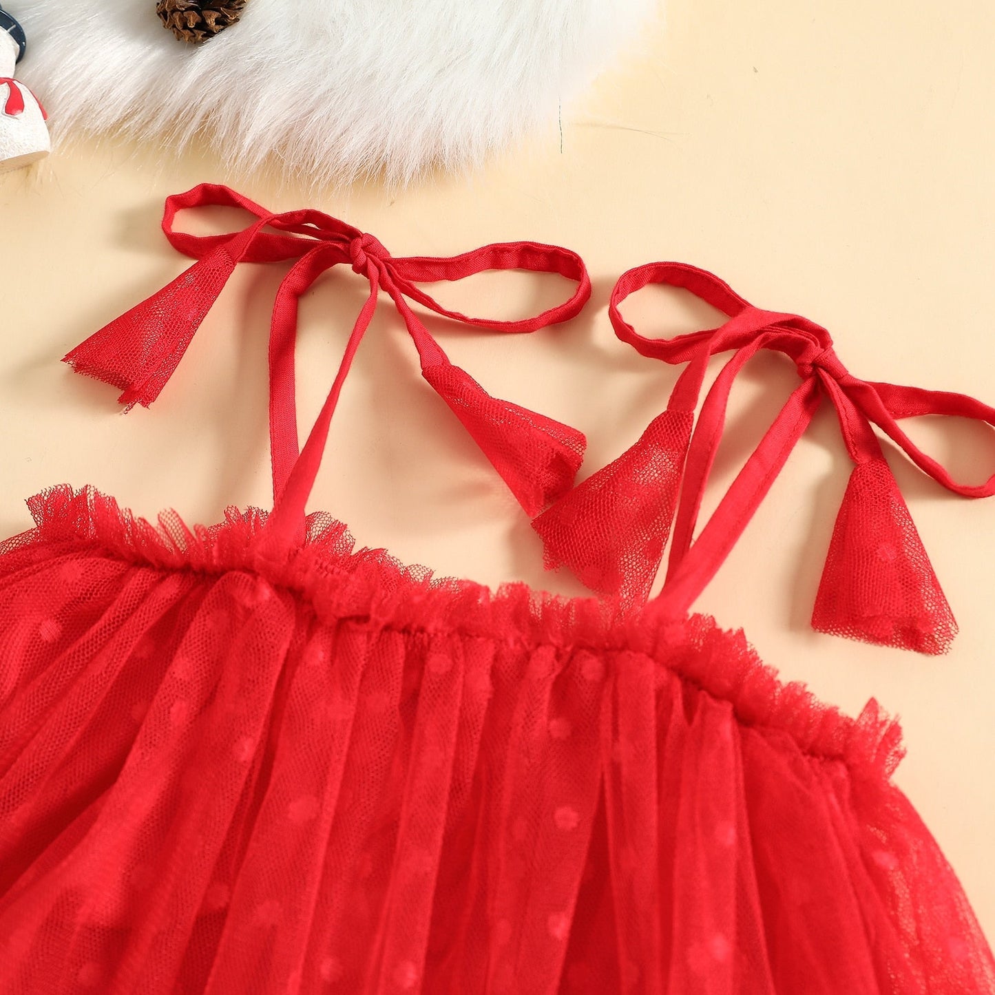 Vestido Navideño para Niñas, Lentejuelas.