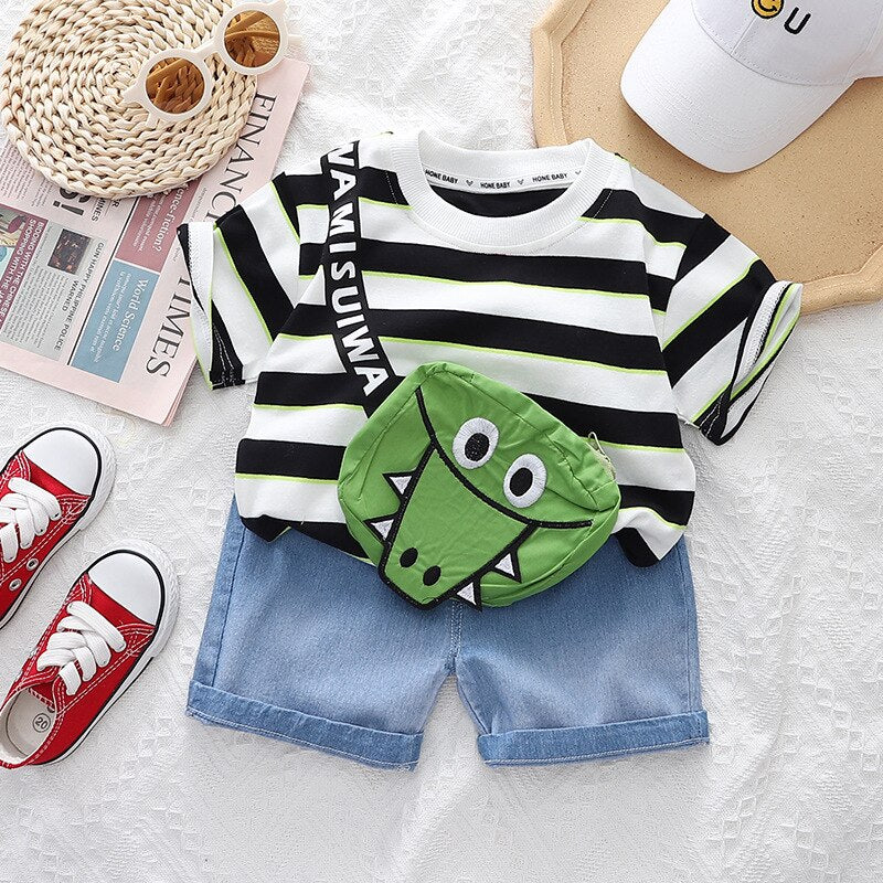 Children's Set Alligator Bag Appliqué