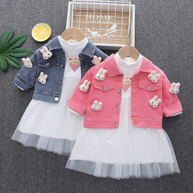 Conjunto infantil con chaqueta Conejo