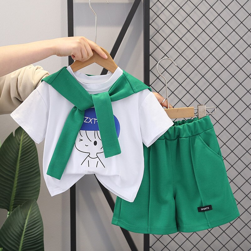 Conjunto Infantil 2 Piezas Manga Corta