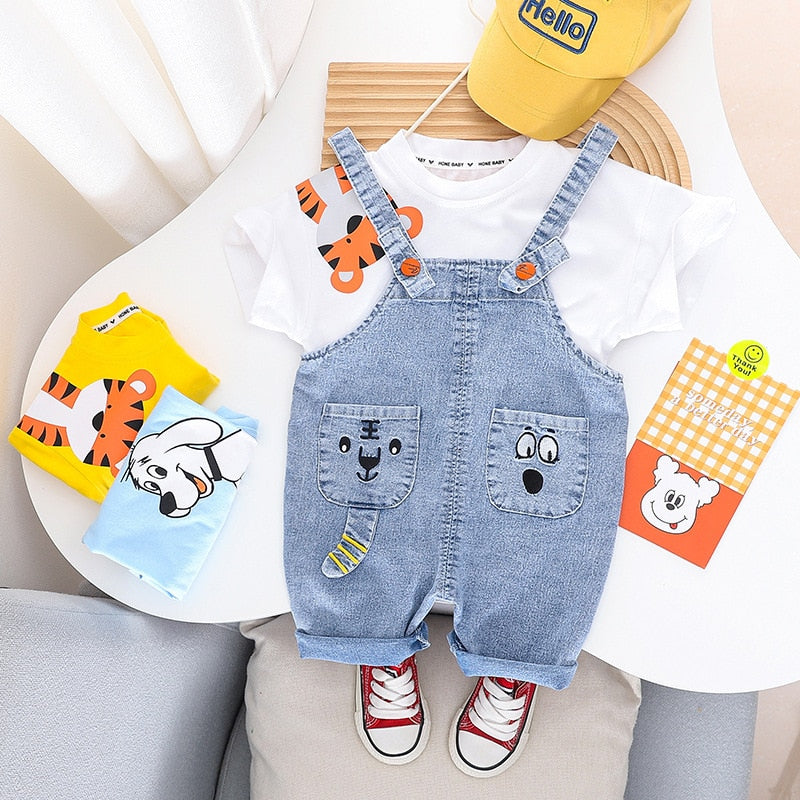 Conjunto Infantil Peto Estampado Animal