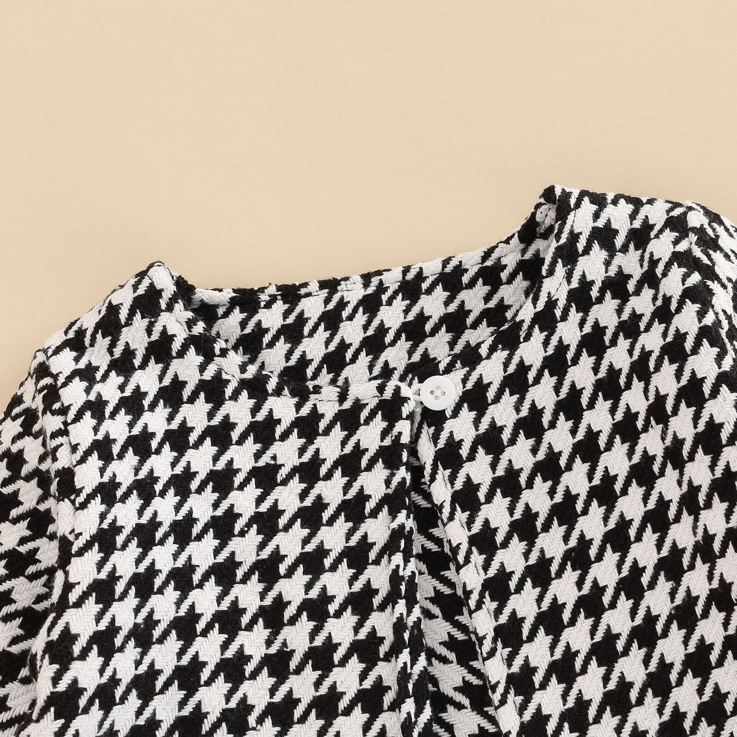 Conjunto vestido a cuadros + abrigo 18M-6T