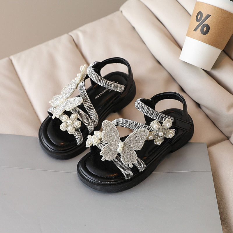 Sandalia Mariposa Brillo