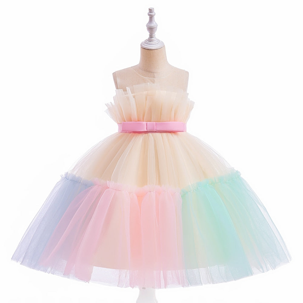Vestido color tul