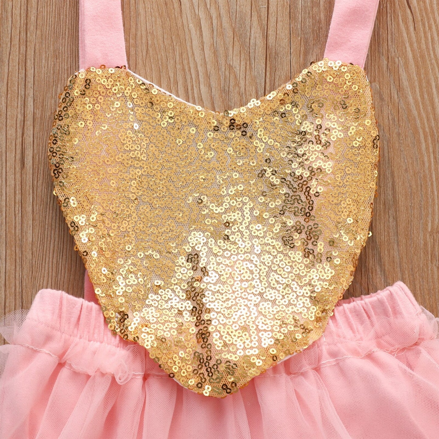 Body infantil dorado