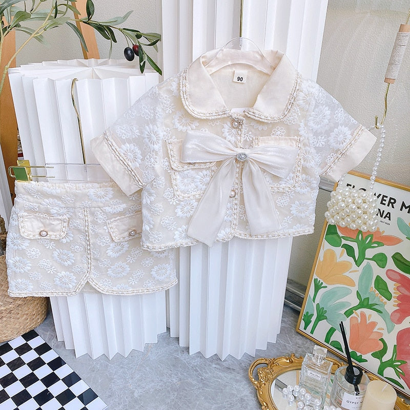 Conjunto de encaje de princesa