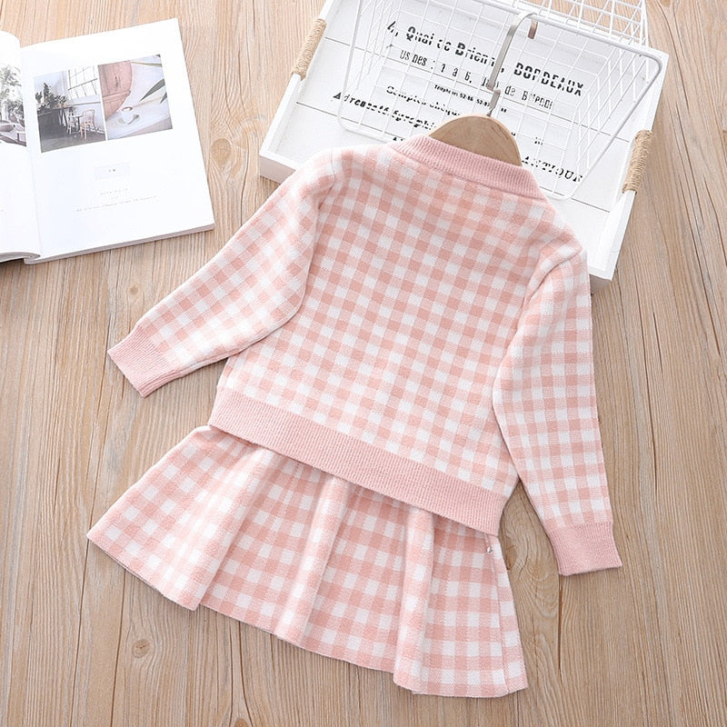 Conjunto Infantil Vestido Con Chaqueta