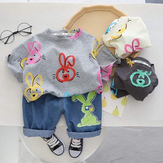 Conjunto Infantil Conejo Colores