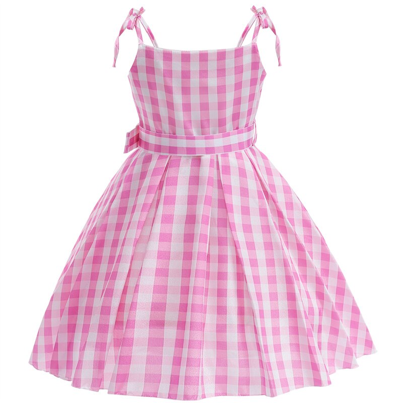 Vestido de fiesta rosa para niñas
