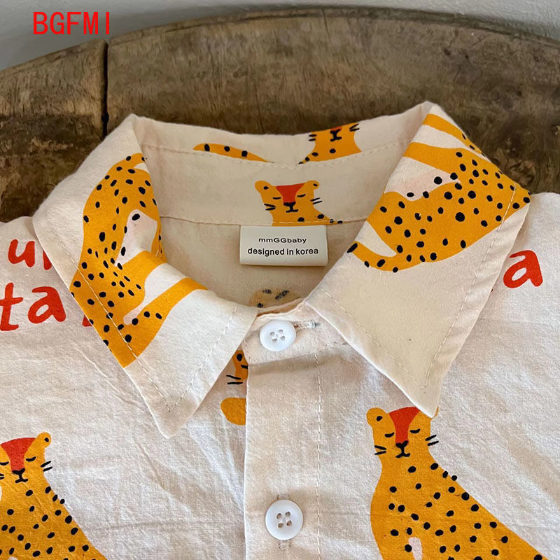 Conjunto infantil leopardo