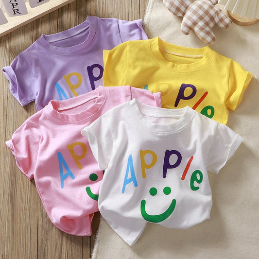 Camisetas de manga corta coloridas