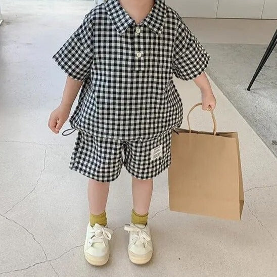 Camisa y pantalones cortos Guapo Guapo Guapo Casual Conjuntos de dos piezas