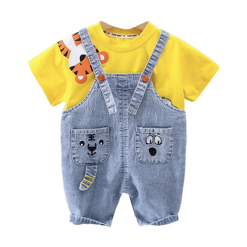 Conjunto Infantil Peto Estampado Animal