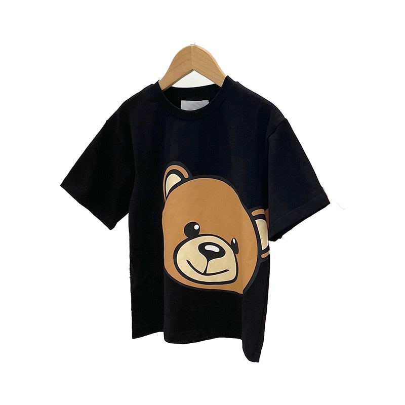 Camiseta con estampado de oso