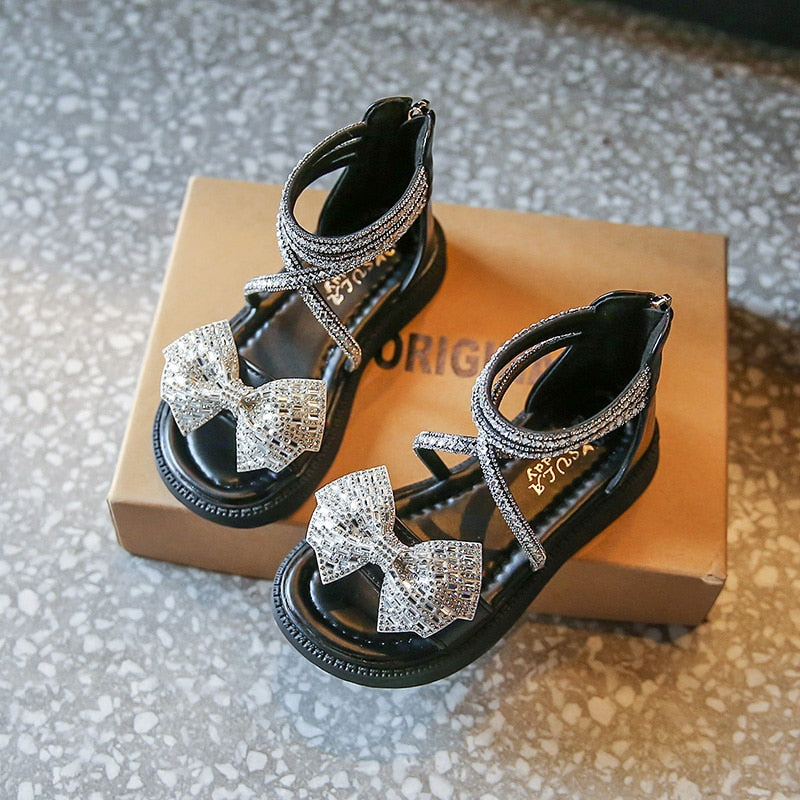 Sandals Sparkly Glimmer Narrow Band Children