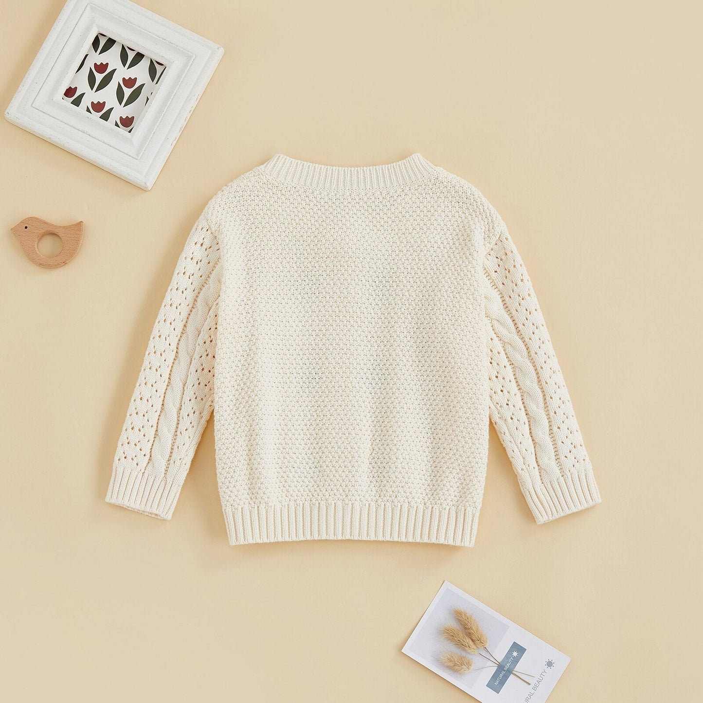 Cárdigan Infantil Flores