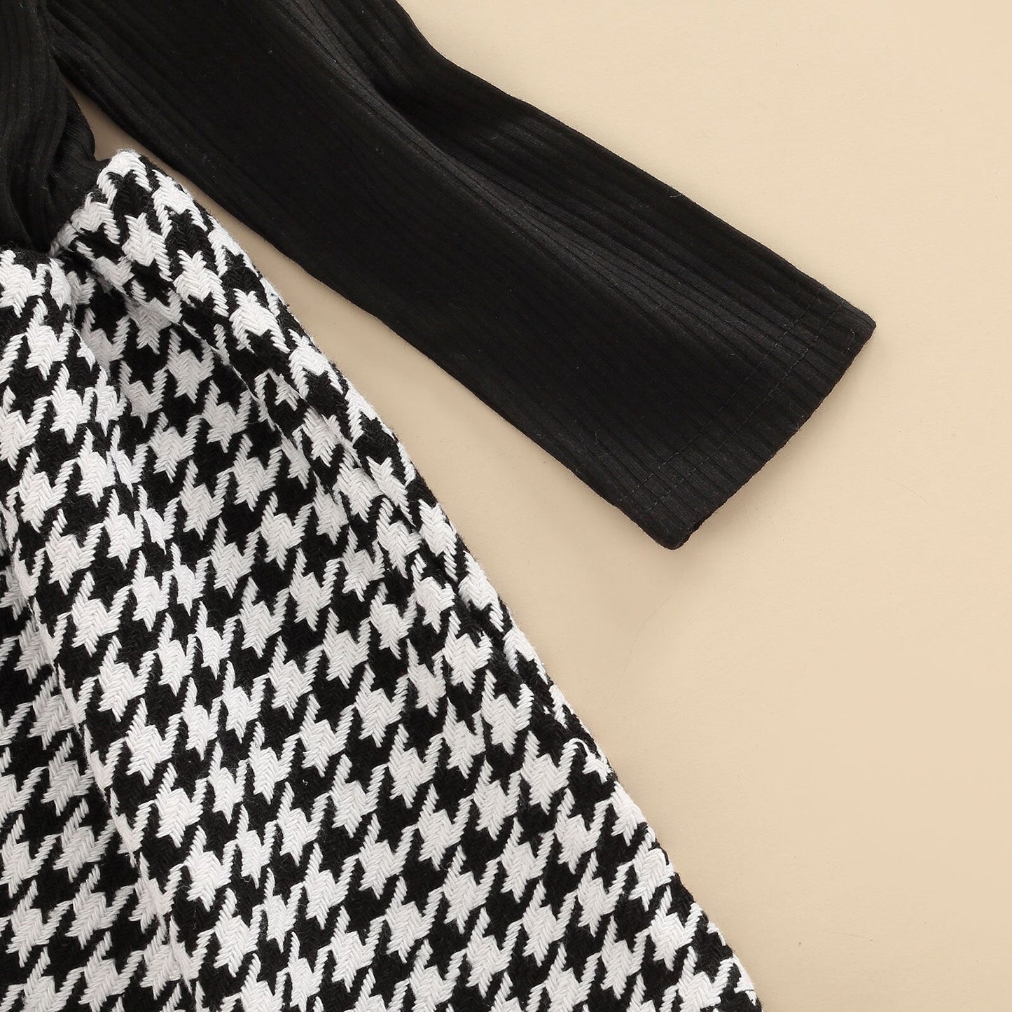 Conjunto vestido a cuadros + abrigo 18M-6T