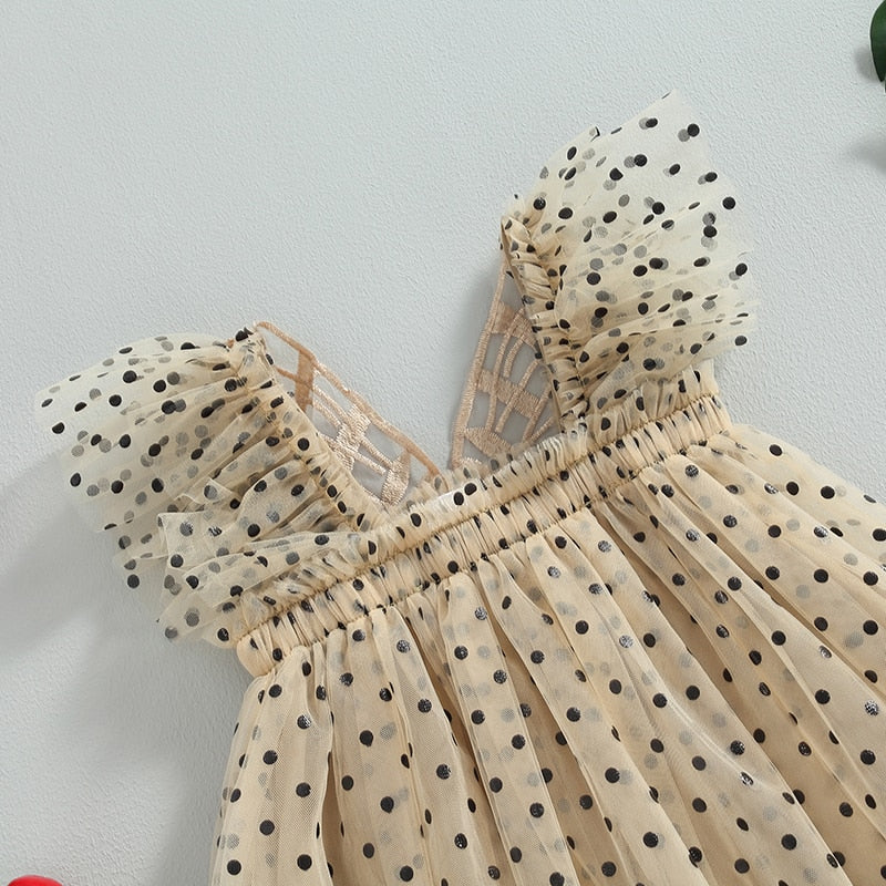 Vestido Mariposa Tul Poá