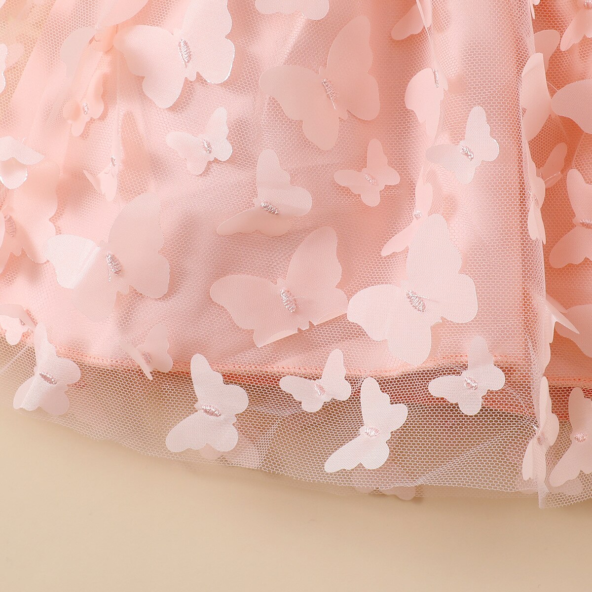 Vestido Infantil Mariposas Manga Larga