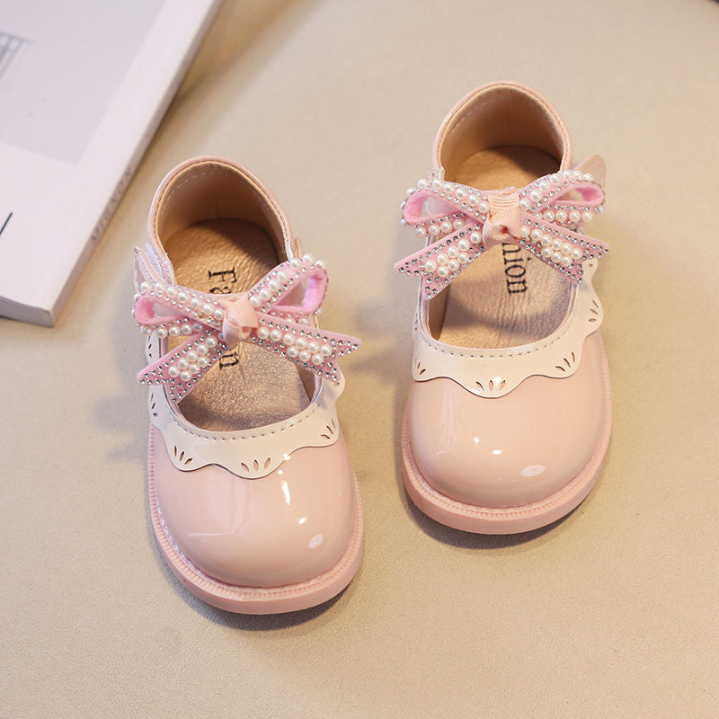 Barniz para zapatos infantil Lazo Perlas