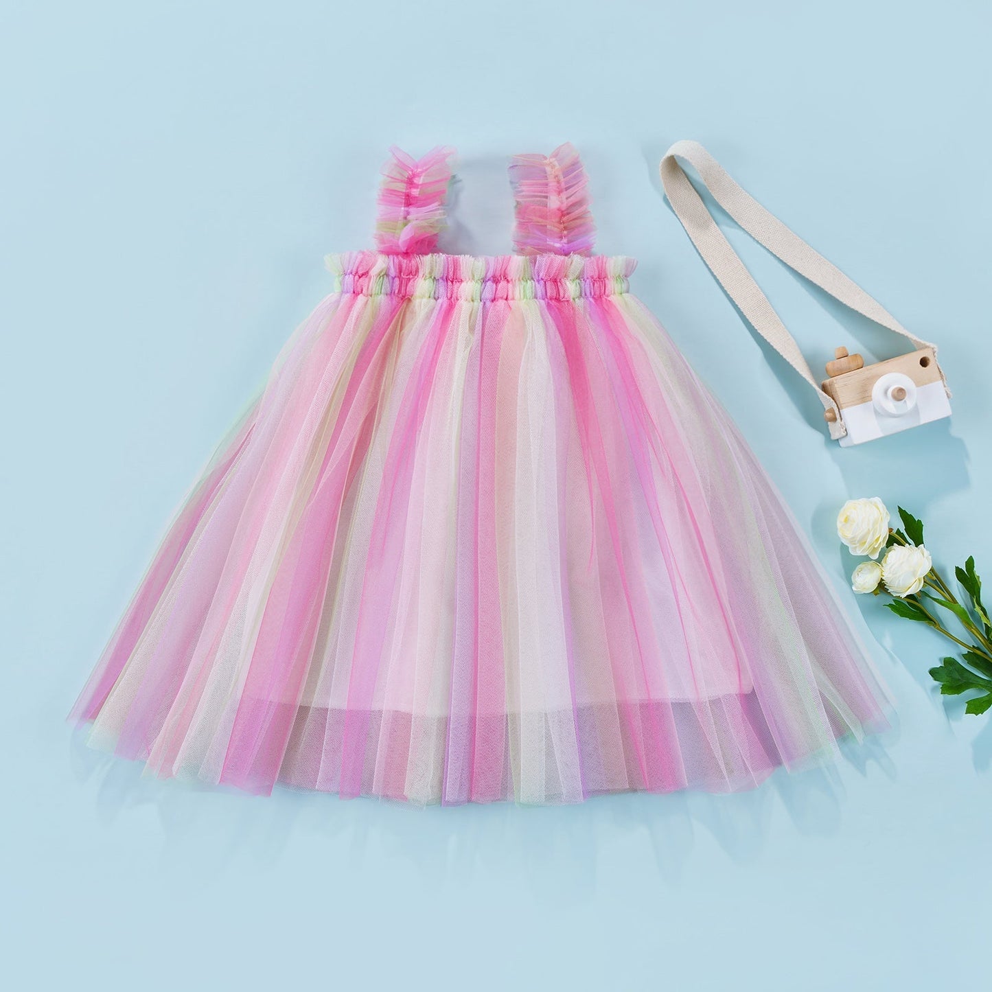 Vestido infantil de tul princesita