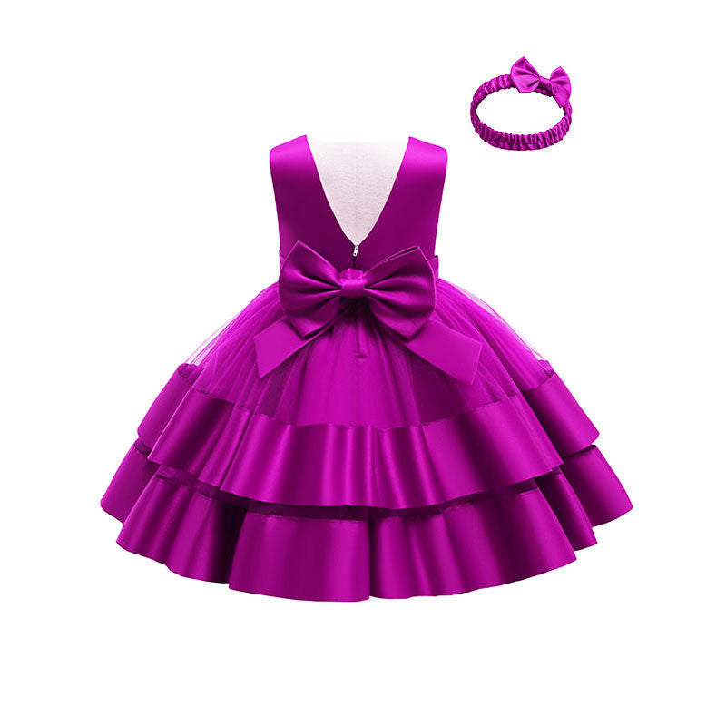Vestido Fiesta Infantil Volantes
