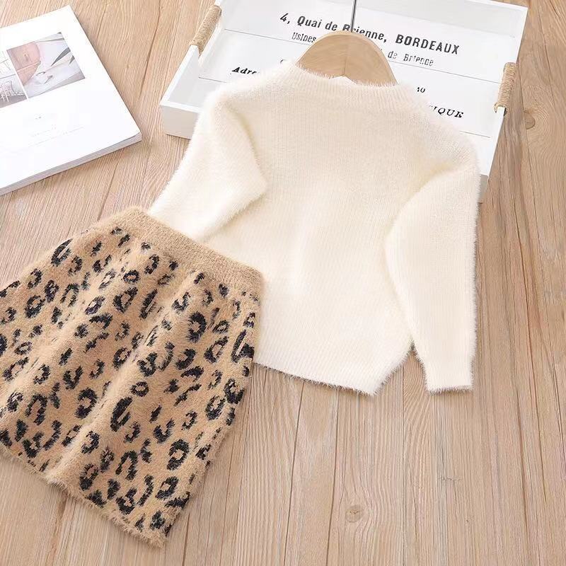 Conjunto Infantil Pompón Leopardo