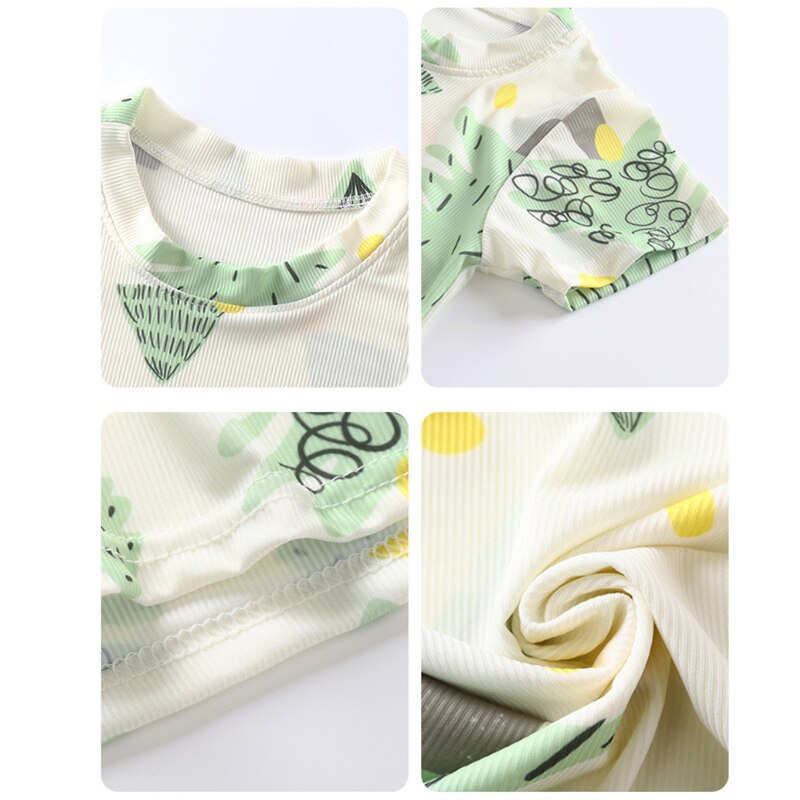 Conjunto Infantil Verano Manga Corta Estampados