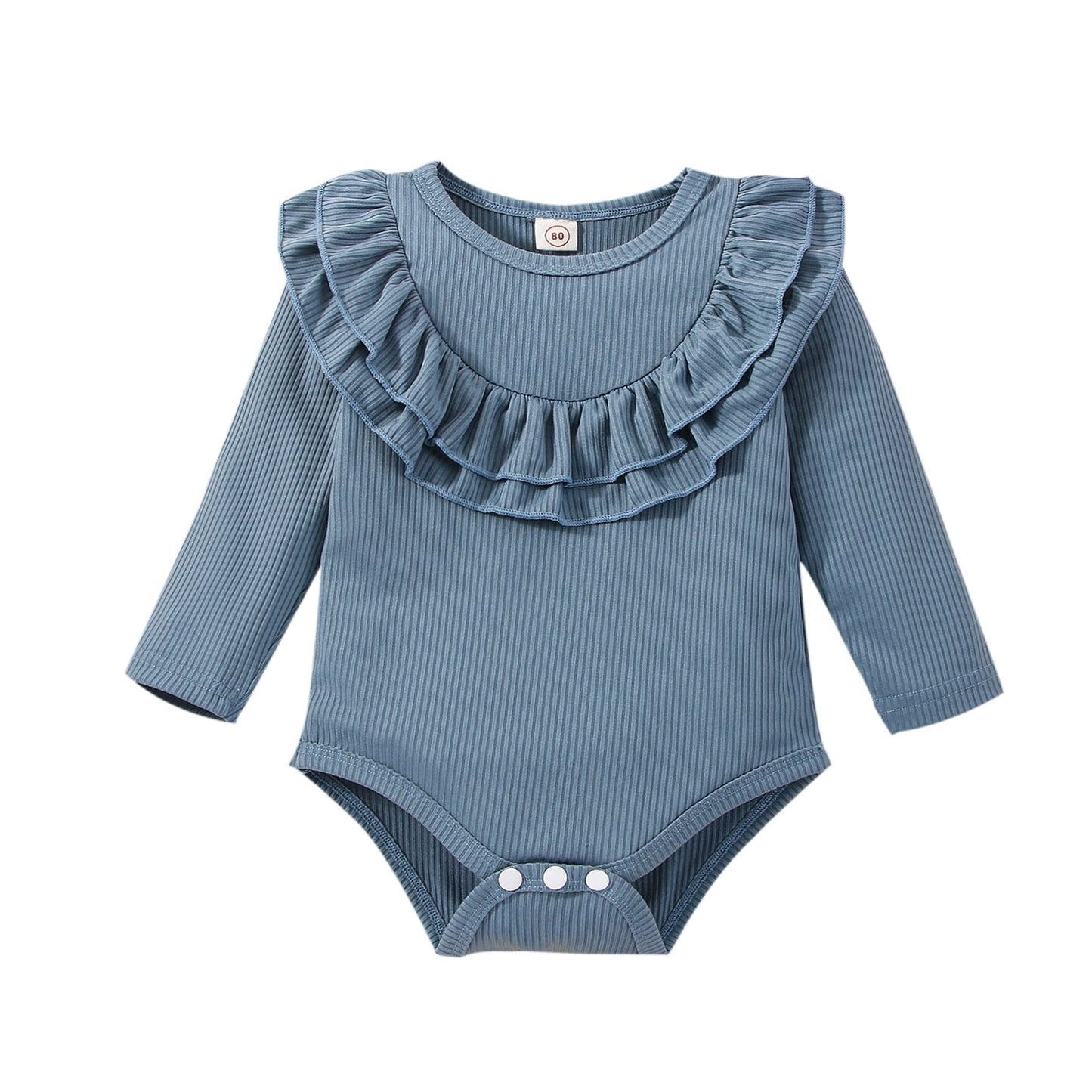 Body Infantil Cuello Volantes