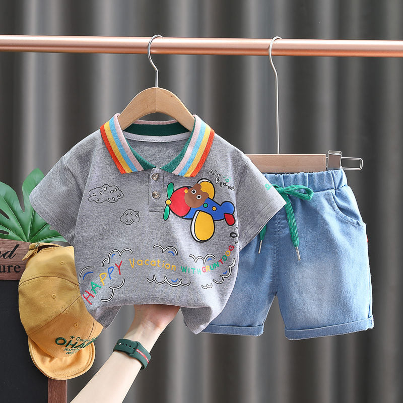 Conjunto Aviador Verano Infantil