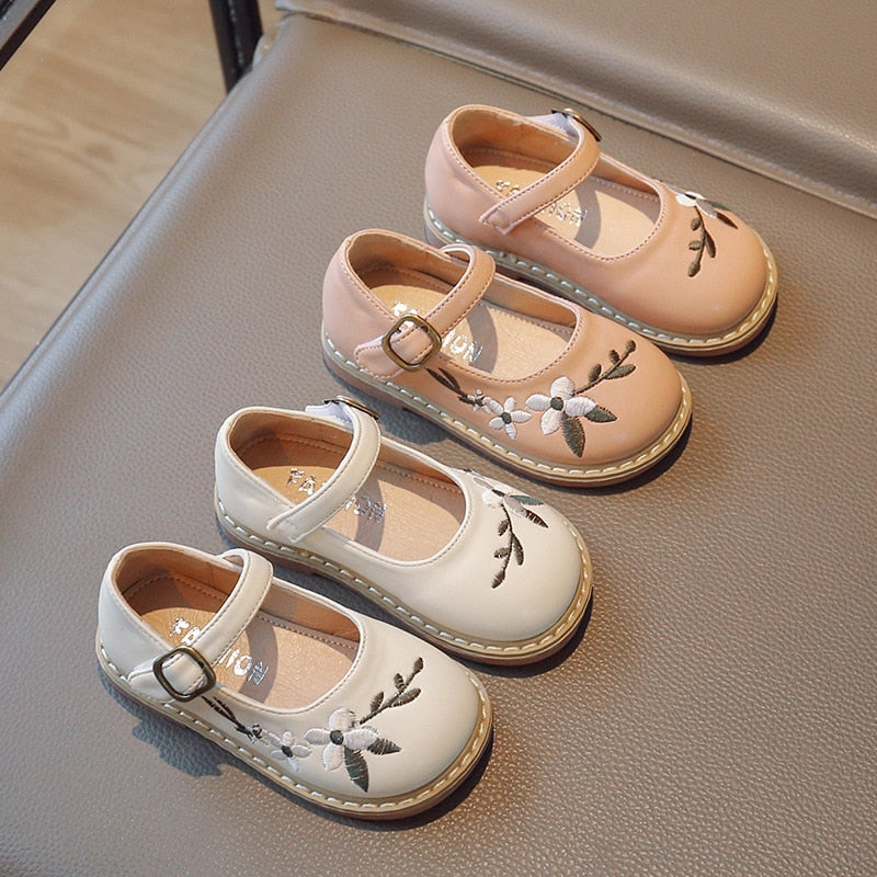 Zapatos bordados de princesa