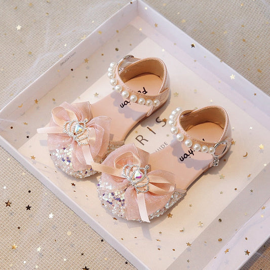 Sandals Sequin Rhinestone Pearl Shiny Princess
