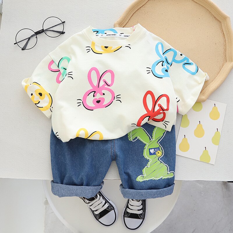 Conjunto Infantil Conejo Colores