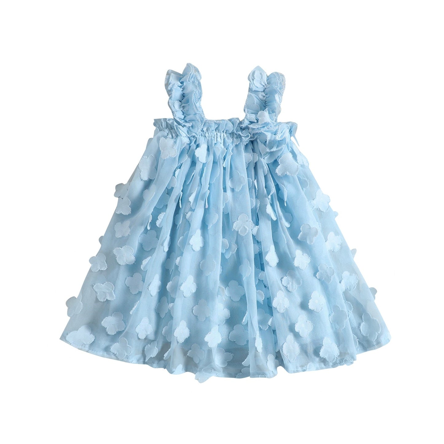 Vestido, Flor Plisada