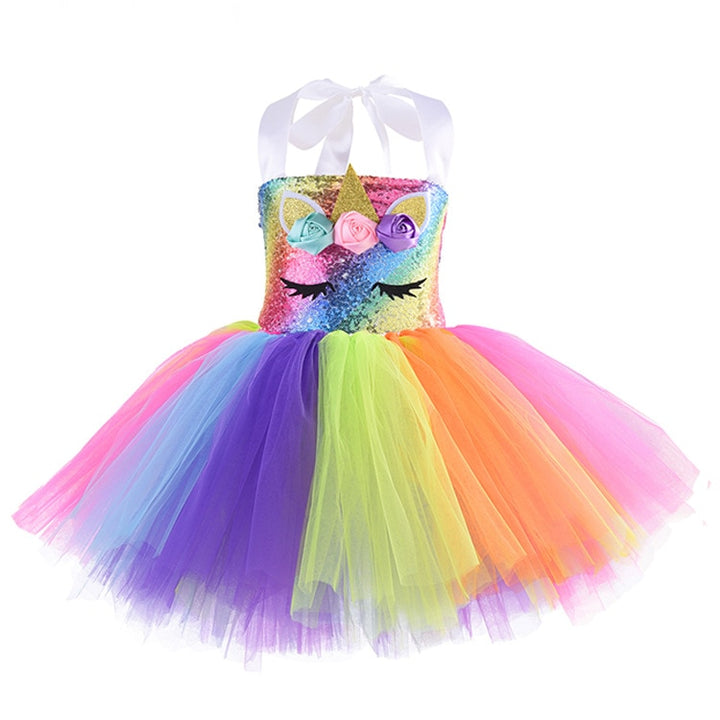 Vestido de Fiesta Infantil Unicornio