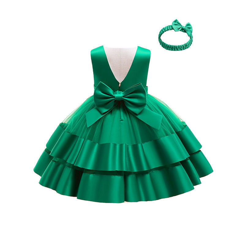 Vestido Fiesta Infantil Volantes