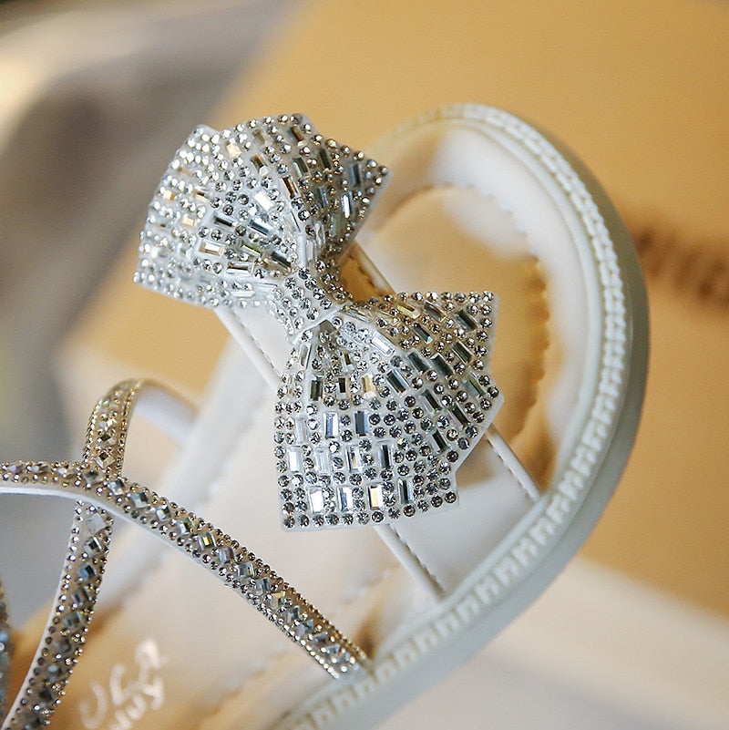 Sandals Sparkly Glimmer Narrow Band Children