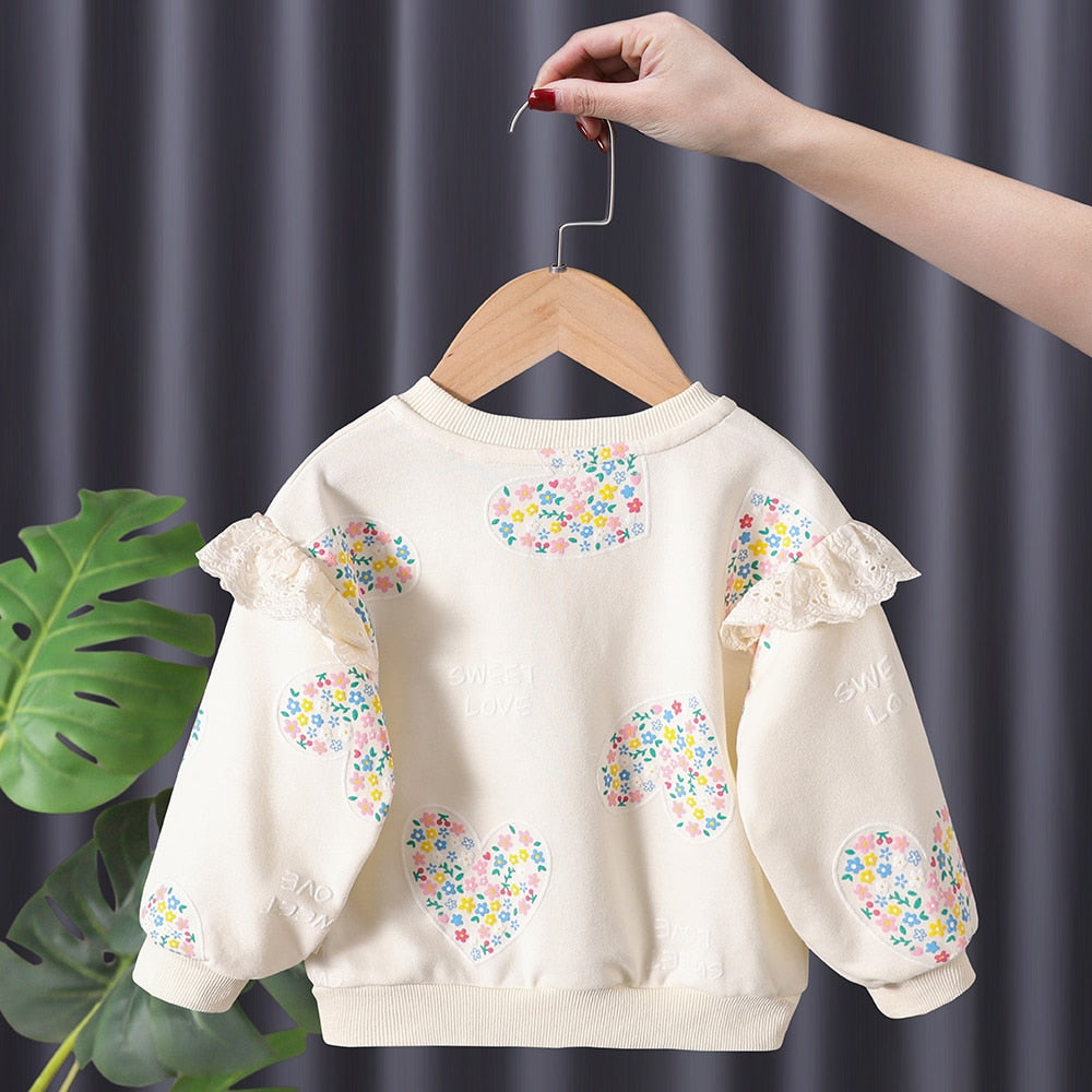 Blusa Infantil Corazones