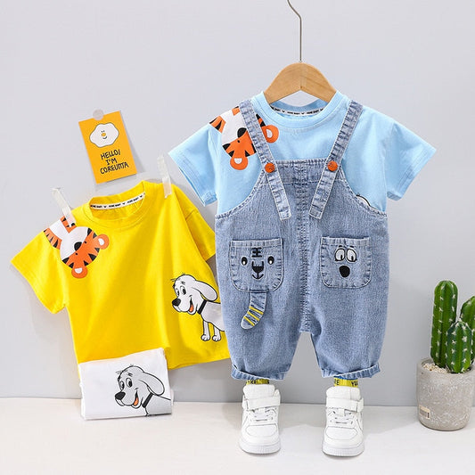 Conjunto Infantil Peto Estampado Animal