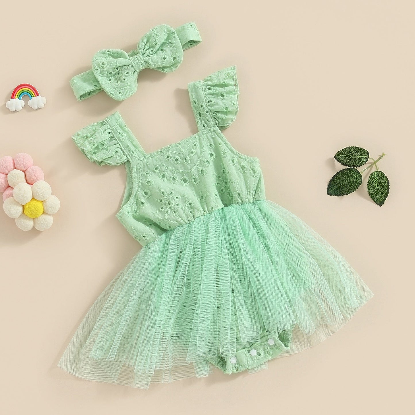 Falda Romper Tul + Diadema