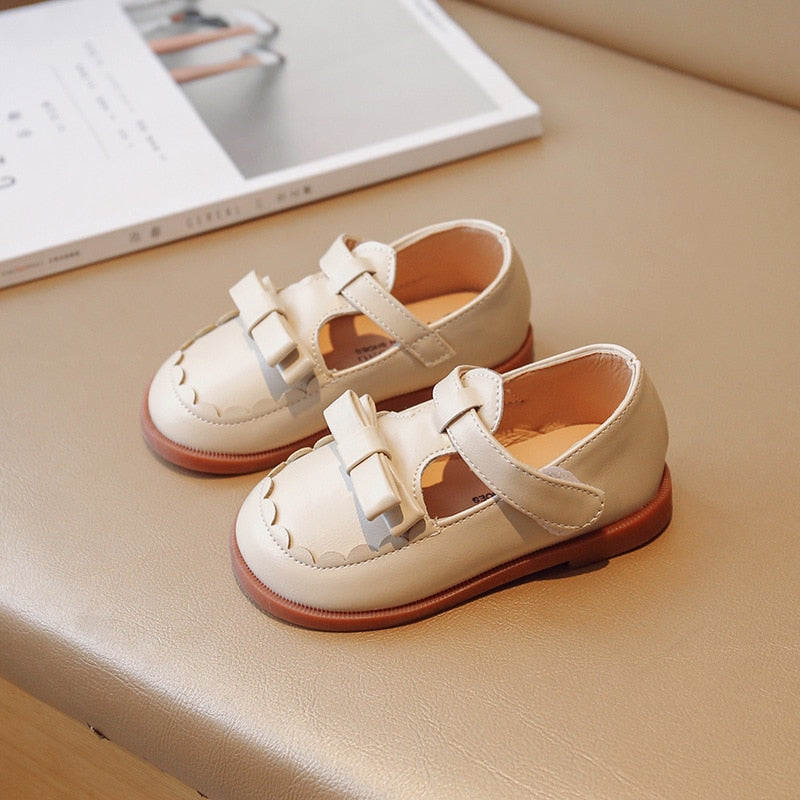 Zapatos de cuero con doble lazo