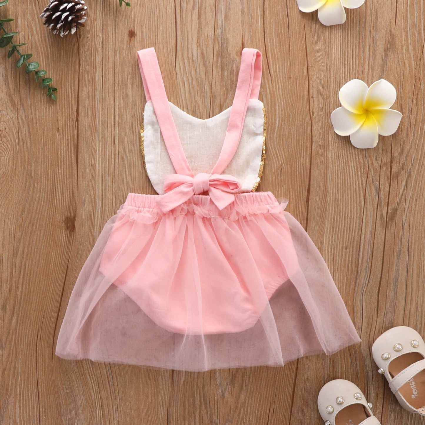 Body infantil dorado